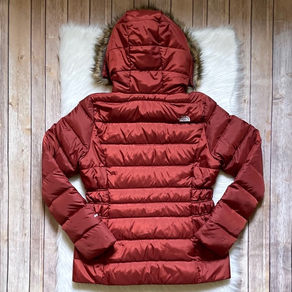 The North Face Women’s Gotham Down Jacket II In Brick House Red - Picture 6 of 9
